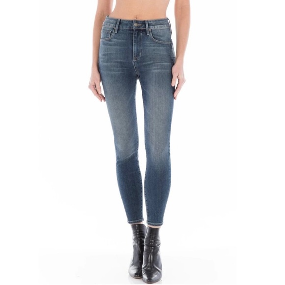Fidelity Luna Crop Ultra High Rise Ankle Jeans 27 - Picture 1 of 13